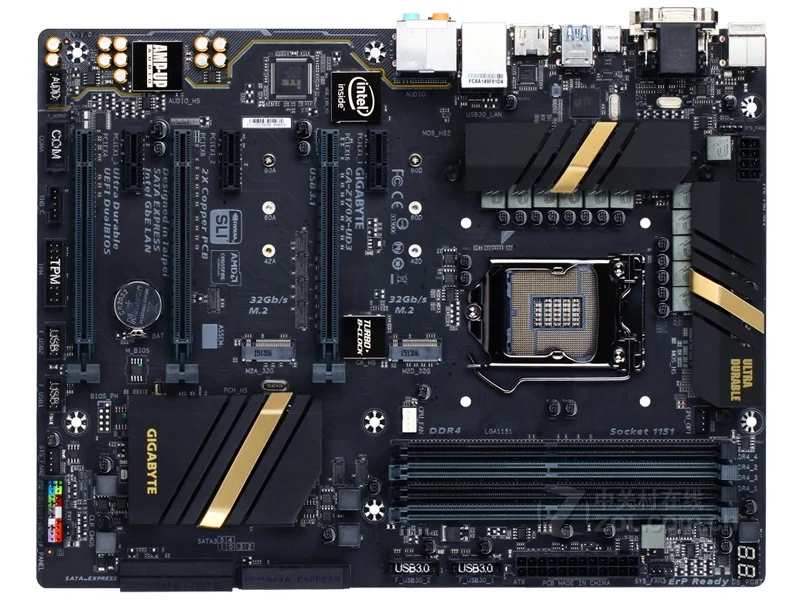 

Gigabyte GA-Z170X-UD3 Desktop Motherboard Z170X-UD3 Z170 LGA 1151 Core i7 i5 i3 DDR4 64G SATA3 USB3.1 HDMI VGA DVI M.2 ATX