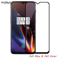 2pcs LCD Screen Protector Oneplus 6T Full Glue Glass Oneplus 6T 2.5D Full Cover Tempered Glass Oneplus 6T 6T Protective Film