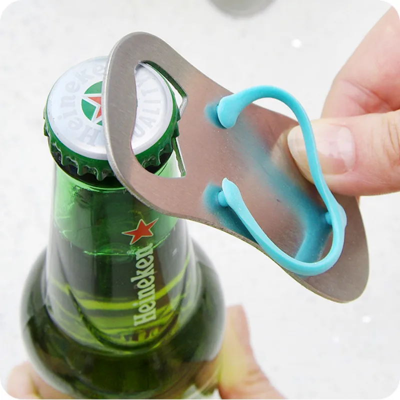 Wholesale Novelty Wedding Favor Flip Flop Sandal Bottle Opener Creative