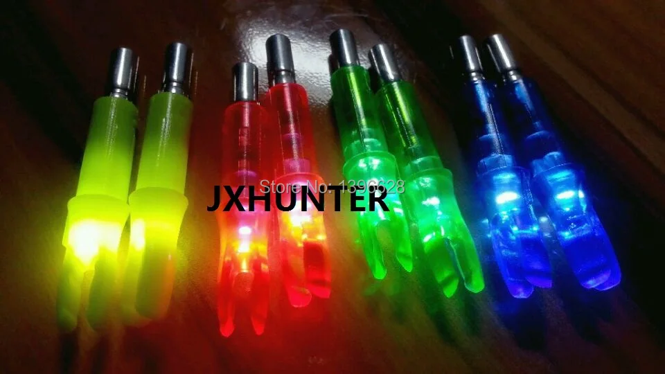 100PK archery hunting lighted arrow nocks for compound bow arrow ,red