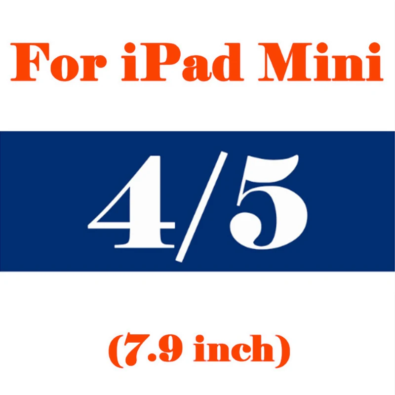 Закаленное стекло для Apple iPad Pro 11 10,5 Защита экрана для Ipad 5 6 Air 2 7,9 pro Mini 1 2 3 4 9,7 защитная пленка - Цвет: mini 4 5