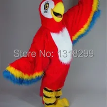 Талисман Красный попугай Ара маскарадный костюм на заказ Карнавальный Костюм-маскот