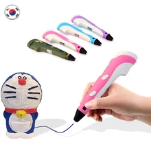 Idrawing 3D Ручка светодиодный экран DIY 3D печатная ручка 100 м нить креативная игрушка для детей дизайн Рисовальщик подарок на день рождения