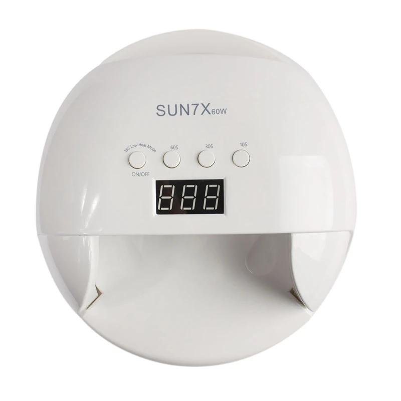 

SUN-X7 60W 30 Led Nail Dryer New Style Portable UV Lamp For Drying Unique Low Heat Model Double Power Fast Manicure Colorful L