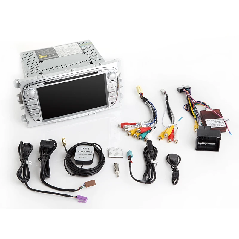 Автомобильный мультимедийный плеер Android 9 gps 2 Din dvd для FORD/Focus/S MAX/Mondeo/C MAX/Galaxy wifi