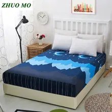 Best Price 1pc Flowers pattern Printed Bedding Bed Sheets With Elastic 100% Polyester Fitted Sheets Mattress Cover Band Bedspread Bedsheet Best Price 1pc Flowers pattern Printed Bedding Bed Sheets With Elastic 100% Polyester Fitted Sheets Mattress Cover Band Bedspread Bedsheet