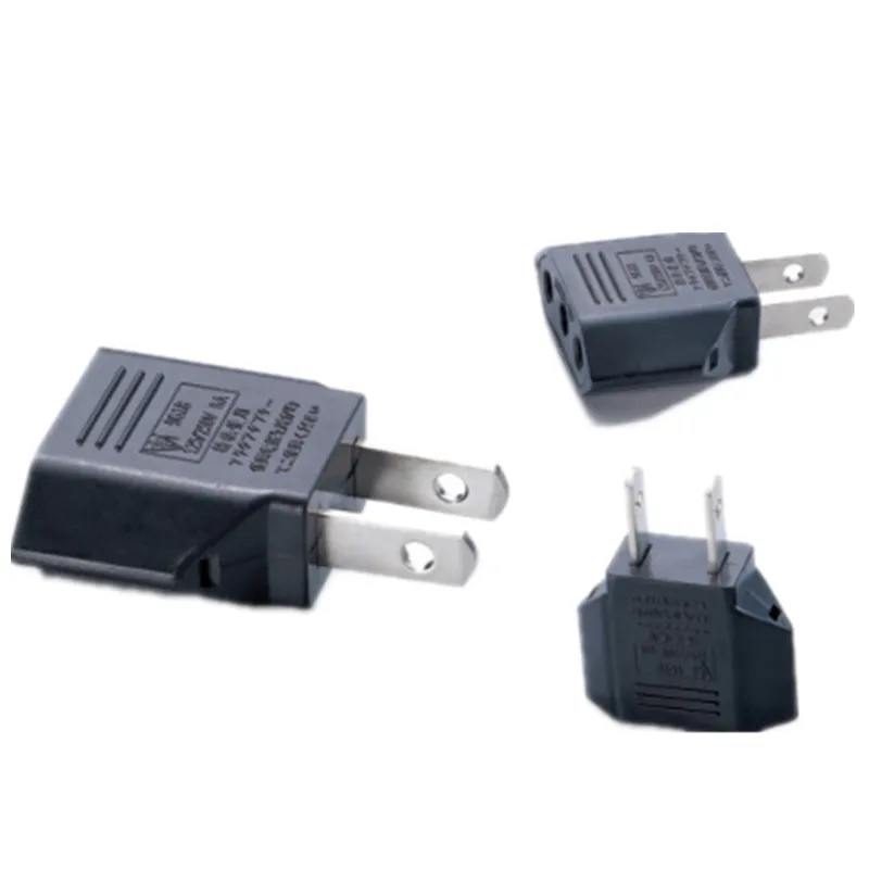

5pcs/lot 6A Universal Travel Power Plug Adapter EU EURO to US USA Adaptor Converter AC Power Plug Adaptor Connector EU to US
