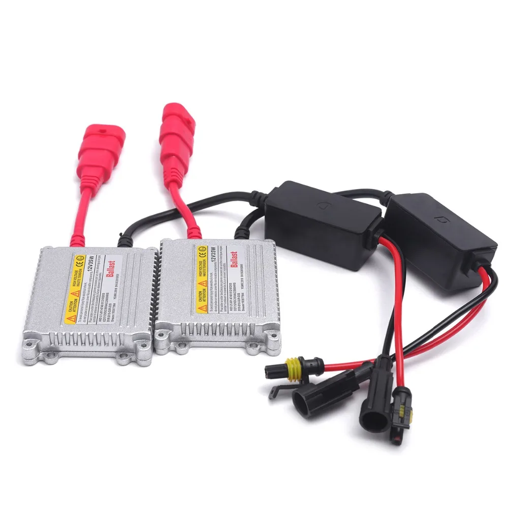 2 шт. 12V hid ксенон балласт 35 Вт Цифровой Тонкий скрытый блок электронный зажигания