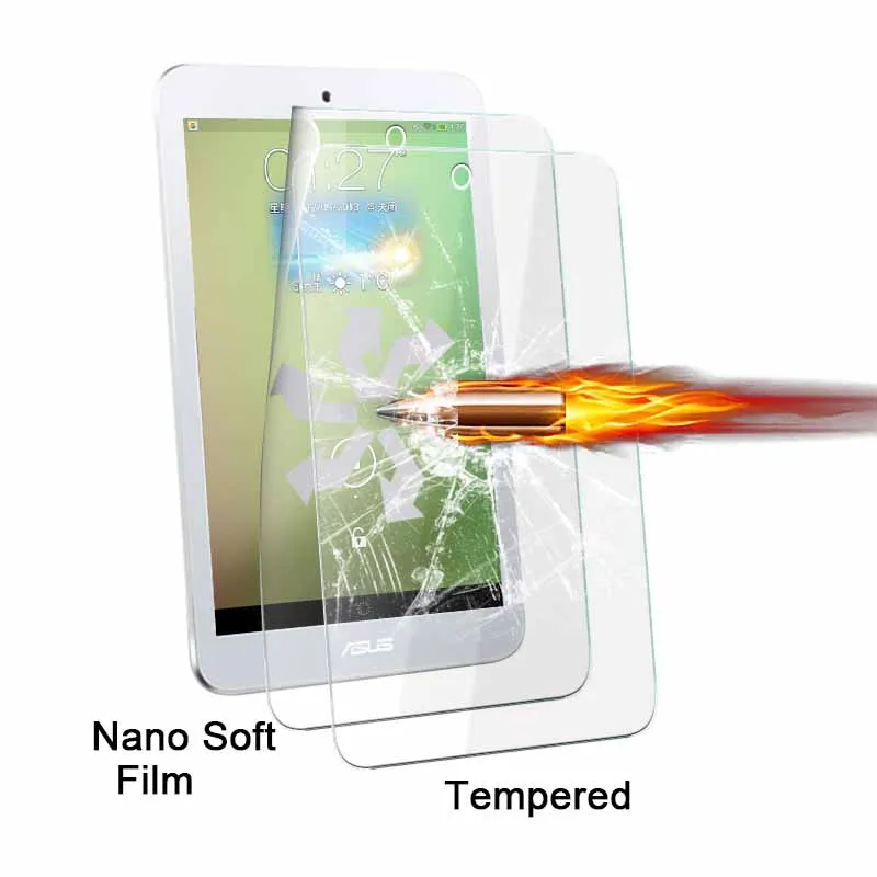 

1pcs Premium screen protector film plastic films For Asus ME180A 8.0" TAB Explosion-proof Nano soft film with retail package