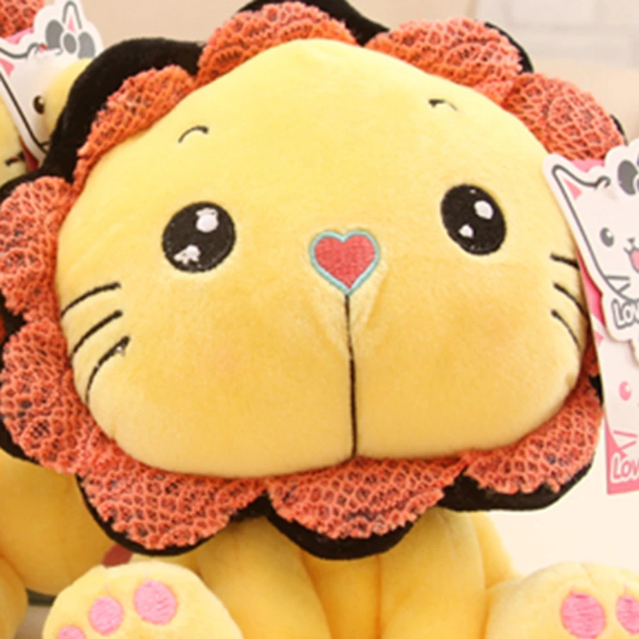 Mini Stuffed Animal Lion Soft Toy For Girls Birthday Gifts Children Baby Kawaii Cute Plush 70C0555 | Игрушки и хобби