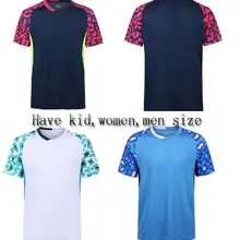 Новая рубашка для бадминтона для мужчин/женщин/детей, Спортивная футболка для бадминтона, рубашка для настольного тенниса, теннисная одежда, Джерси, шорты для пинг-понга