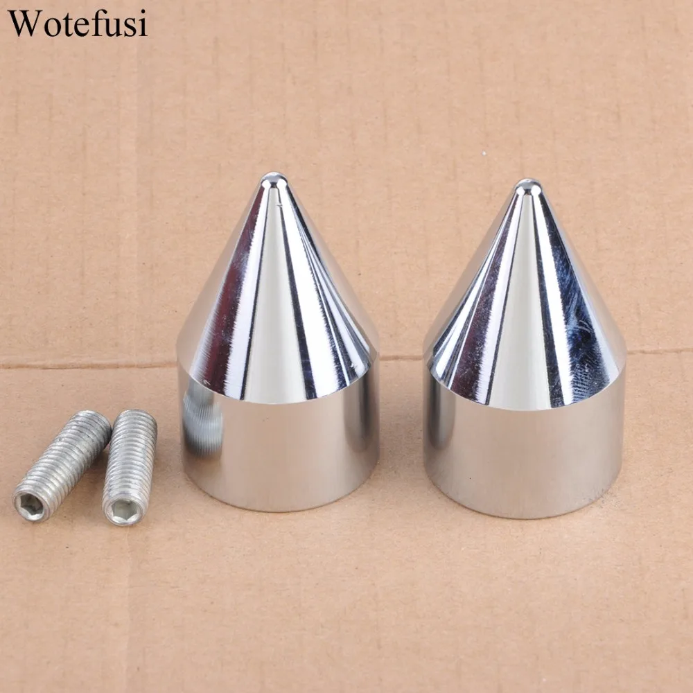 Chrome Bar Ends Logo Hand Grips Handlebar End Cap For 1993-2001 Kawasaki ZX11