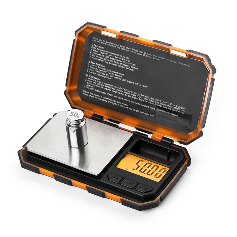 Balance numérique, Mini 200g x 0.01g, appareil de pesage de précision, haute qualité, composants militaires, pièces électroniques