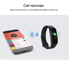 Bluetooth 4,0 смарт-браслет Поддержка IP67 Водонепроницаемый крови Давление сердечного ритма мониторы Фитнес браслет трекер сна