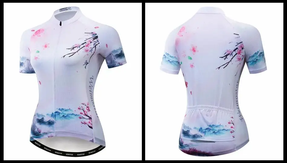 Спортивная кофта weimostar для мотоспорта женская летняя велосипедная одежда с коротким рукавом командная рубашка для езды на велосипеде Дышащая MTB велосипедная майка Mujer