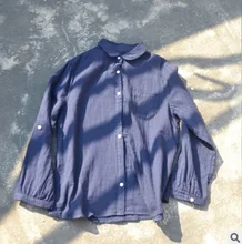 New products listed in the spring of 2017, 100% of the original design of high-end women loose big yards of cotton linen shirts