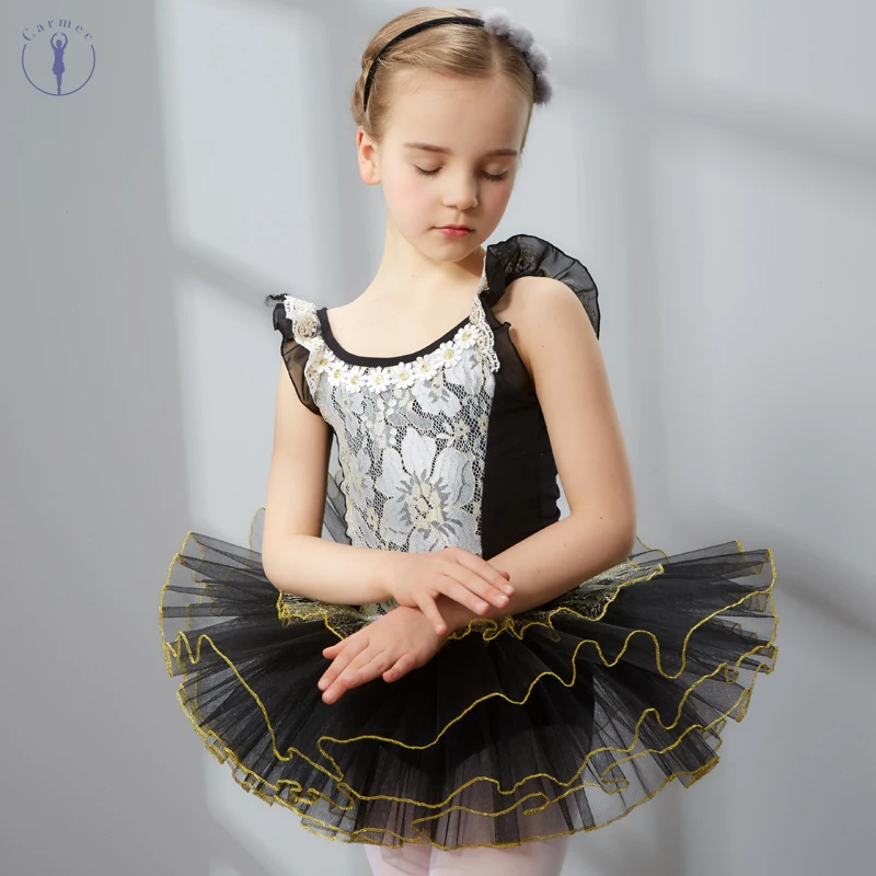 

Combed Cotton Ballet Dress Tutu Ballet for Girls Kids Children High Quality Sleeveless Tulle Dance Gymnastics