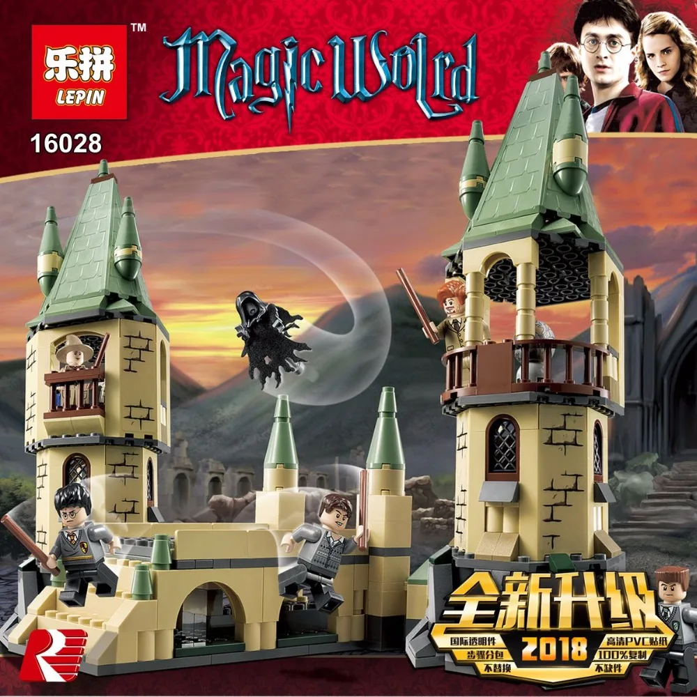 

Lepin 16028 Kid Toys Hogwart Movie Series The Magic School Set Building Blocks Set Bricks LegoINGlys 4867 for Children DIY gift