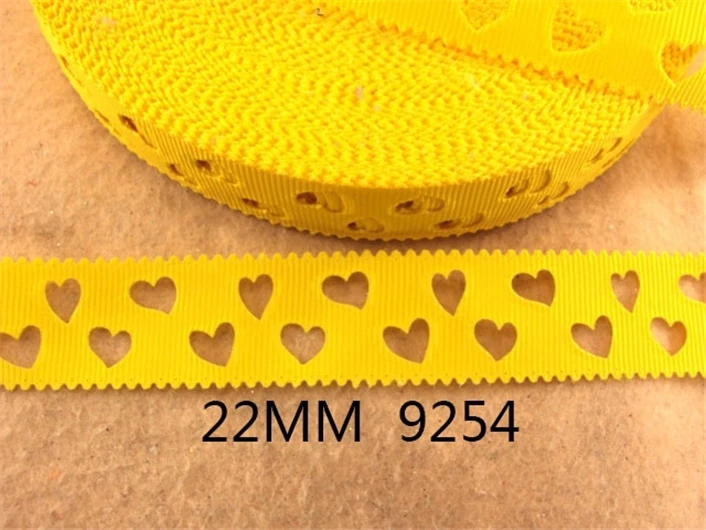 Лента с отверстием в форме сердца 10 ярдов 7/8 дюйма 22 мм|tooth ribbon|ribbon diygift wrap |