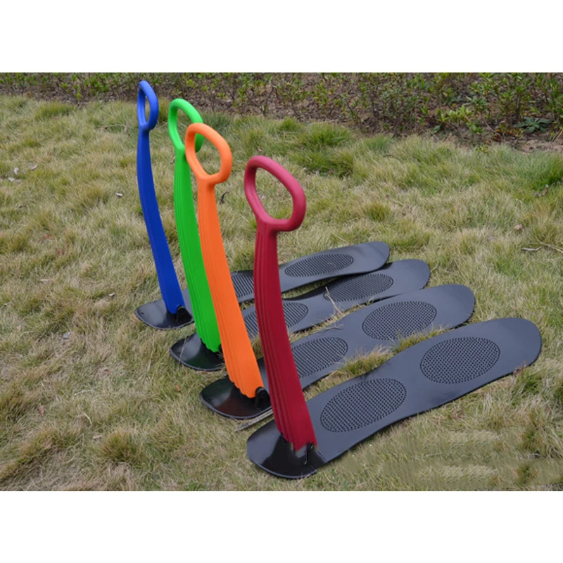 Plegable chico de esquí Snowboard esquí Scooter con mango de plástico de Skibob 2018 nuevo estilo gratis Snowboogie 92 cm