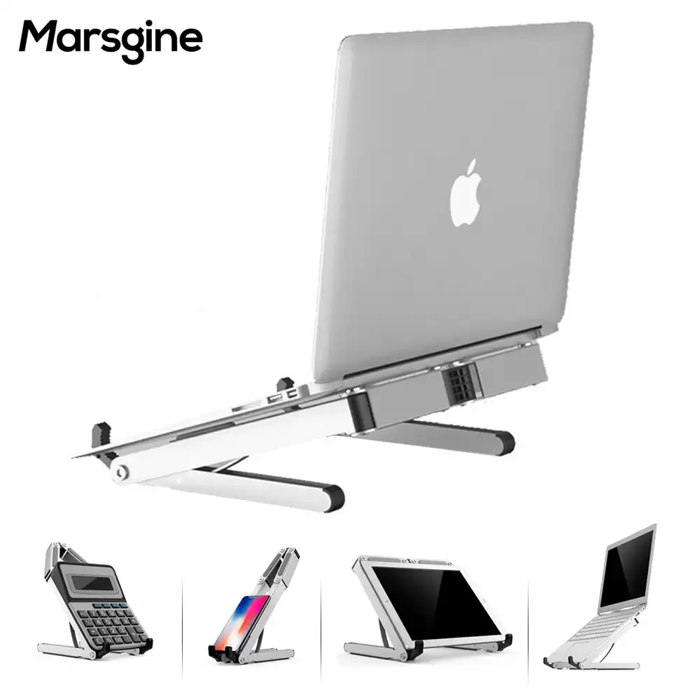 Foldable Laptop Stand Aluminum Adjustable Desktop Tablet Holder