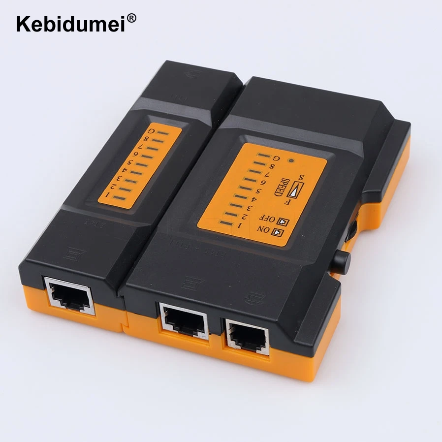

kebidumei CY-468A Network Cable Tester Detector Verify Mini Pro Network Cable Tester LAN Tester Detector Telephone Cables