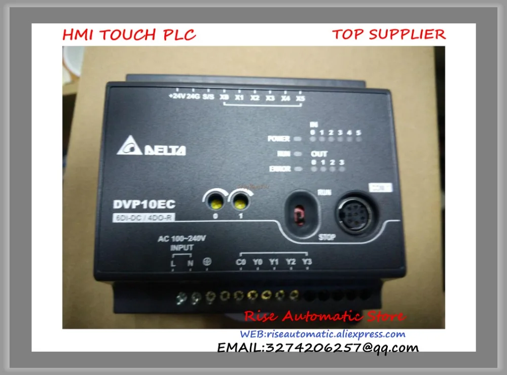 New Original EC3 series Programmable Controller Module 10-point 6DI 4DO NPN transistor DVP10EC00T3 100-240VAC new original programmable controller digital plc module di 4 do 4 transistor output dvp08xp211t