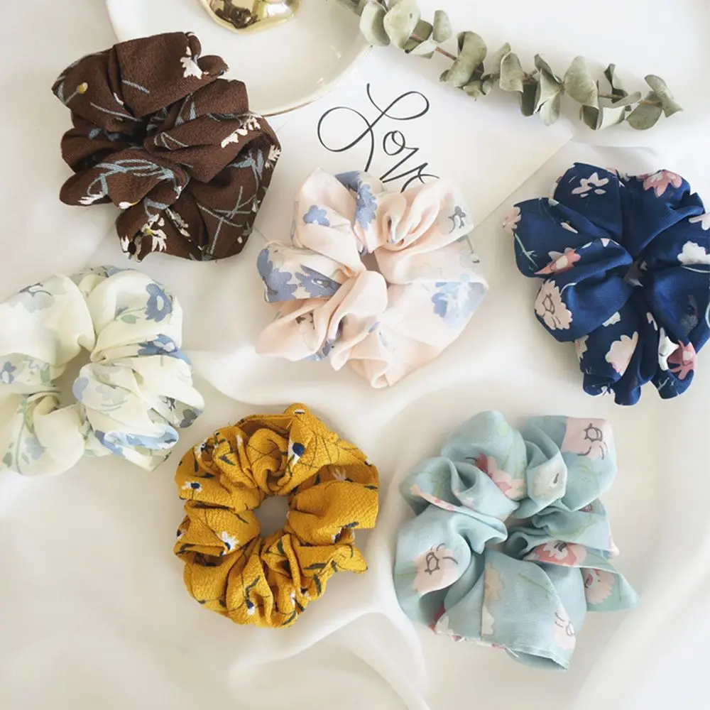 

Spring and Summer Style Small Fresh Cloth Female Elastic Elastic Band Ponytail Holder Hair Headdress
