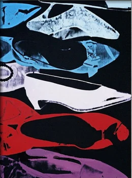 

Abstract handmade painting woman's shoes on oil canvas for living room decor and wallpaper, gallery