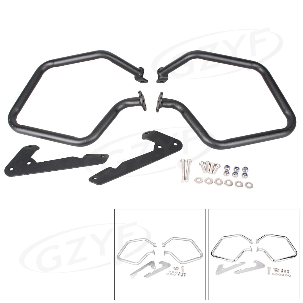 Rear Engine Guard Protection Highway Crash Bar For BMW R1200RT 2014 2015 2016 Chrome Silver Black