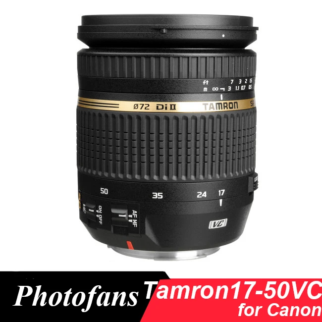Tamron 17 мм 50 VC Объектив SP AF f/2 8 XR Di II линзы для Canon 600D 700D 750d 760D 800D 60D 70D 80D 7D|lenses for canon|lens