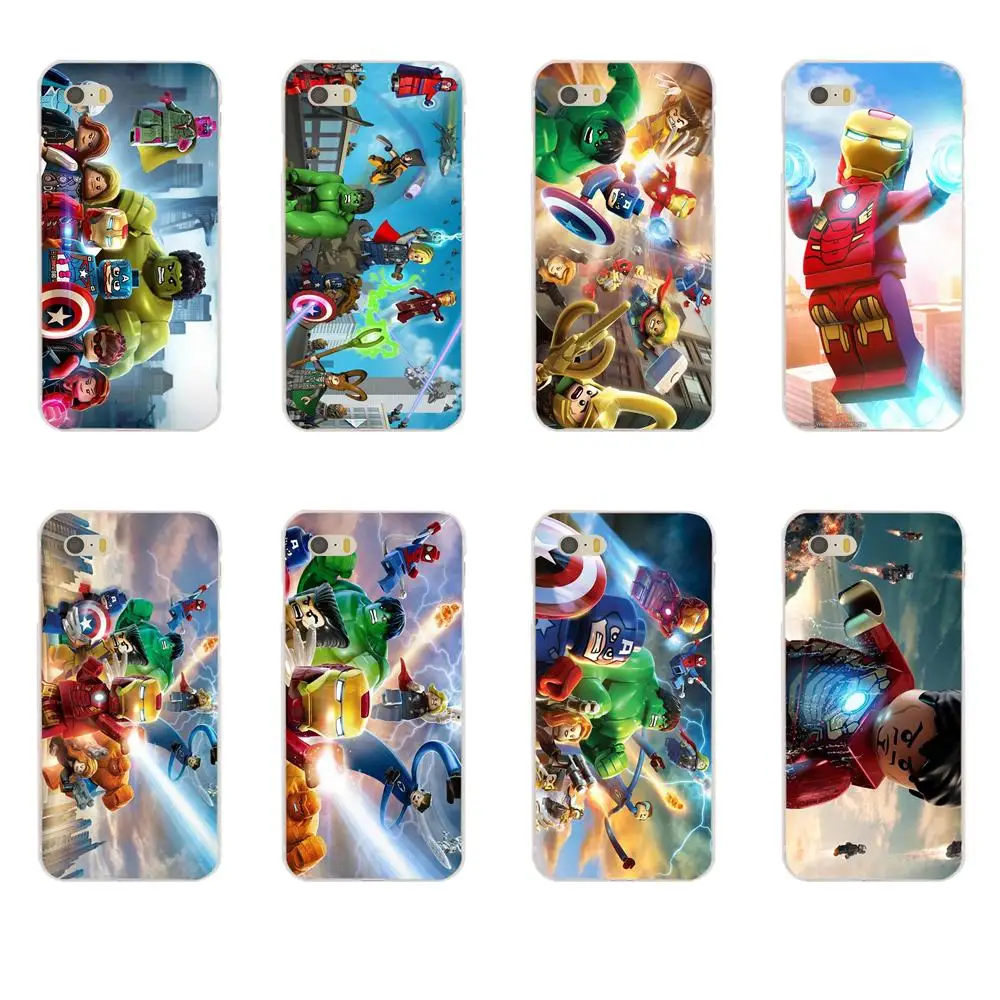 

Painted Phone Case For Huawei P7 Honor 4C 5A 5C 5X 6 6C 6A 6X 7 7X 8 9 V8 V10 Y3II Y5II Y6II G8 Play Lite Lego Marvel Avengers