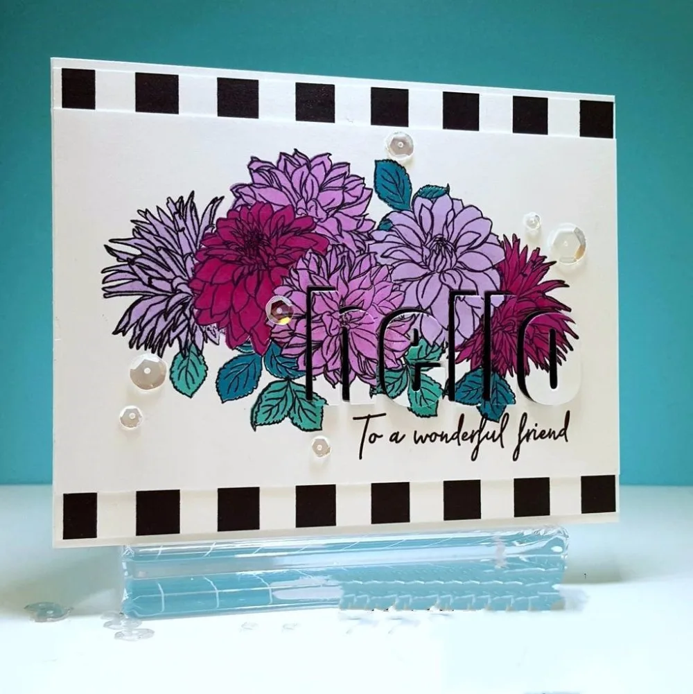 

Hello Happy Birthday Thank You Best Wishes to Words Metal Cutting Dies for DIY Scrapbooking Decorative Crafts Embossing Cards
