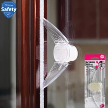 Детский безопасный оконный замок с бабочкой для безопасности детей, раздвижной ограничитель для окон, фиксатор для защиты детей