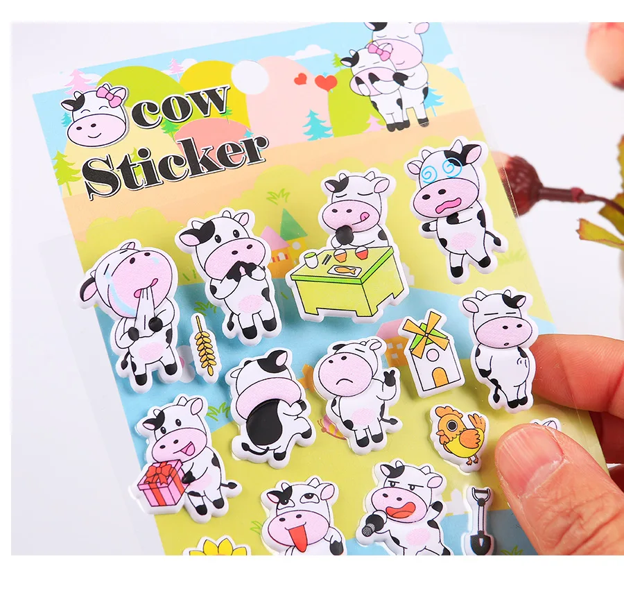 Adesivos de Papelaria Conjunto Lote Vacas Diário Planejador Decorativo Móvel Adesivos Scrapbooking Faça Você Mesmo Artesanato 20 - 1 6 Material escolar e de escritório