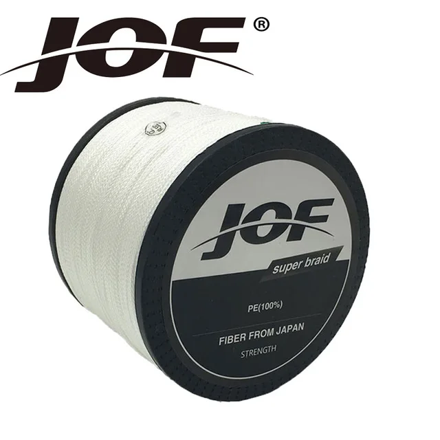 JOF 100 متر جديد 8 السواحل مزين خطوط الصيد المتعددة الشعيرات متعدد الألوان PE غرامة الصيد خط جدا غرامة قطر