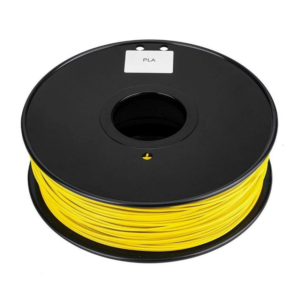 Geeetech 1 кг 1,75 мм PLA нить вакуумная упаковка заморские склады разные цвета для 3D принтеров - Цвет: Цвет: желтый