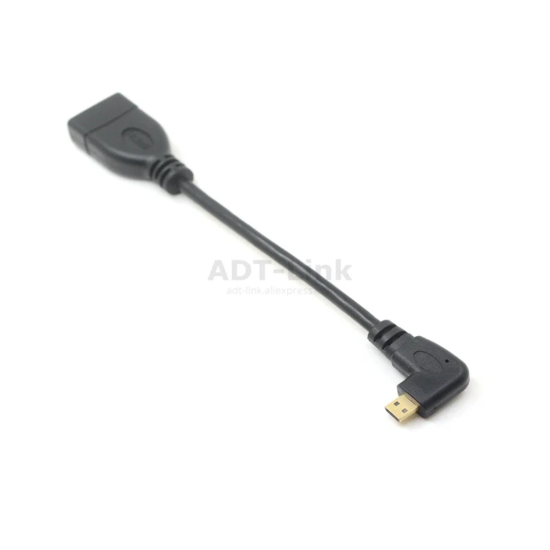 Вверх вниз вправо влево Угловой Micro HDMI к HDMI адаптер «Папа-мама» Разъем 10 см для HDTV Тип D hdmi micro hdmi угол кабеля