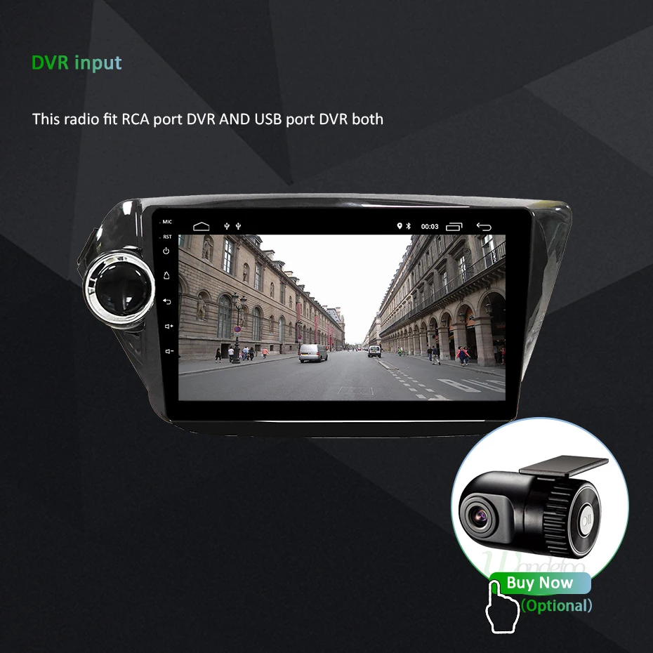 Best 9" DSP IPS 2.5D Screen Android 9.0 Car GPS Radio for KIA k2 RIO 2011 2012 2013 2014 2015 Navigation Stereo 4G MODEM Slot NO DVD 24