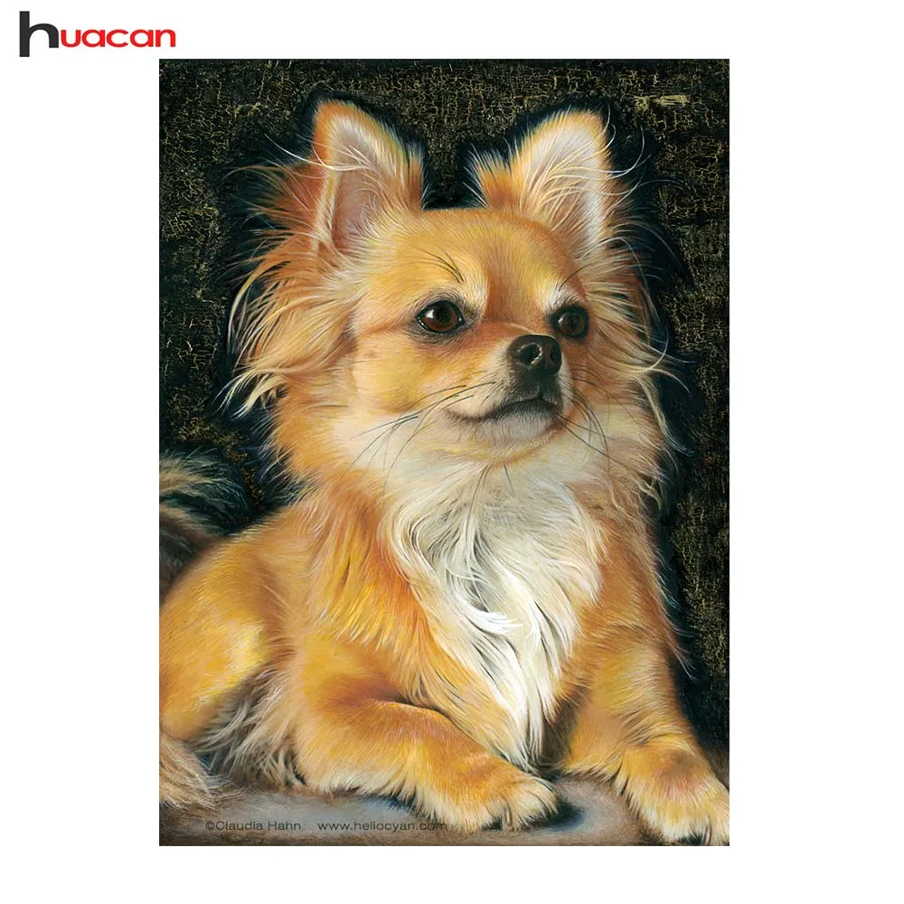 

Diamond Painting Dog Full Square Diamond Embroidery Cross Stitch Animal Needlework Diamond Mosaic Rhinestones Home Decor