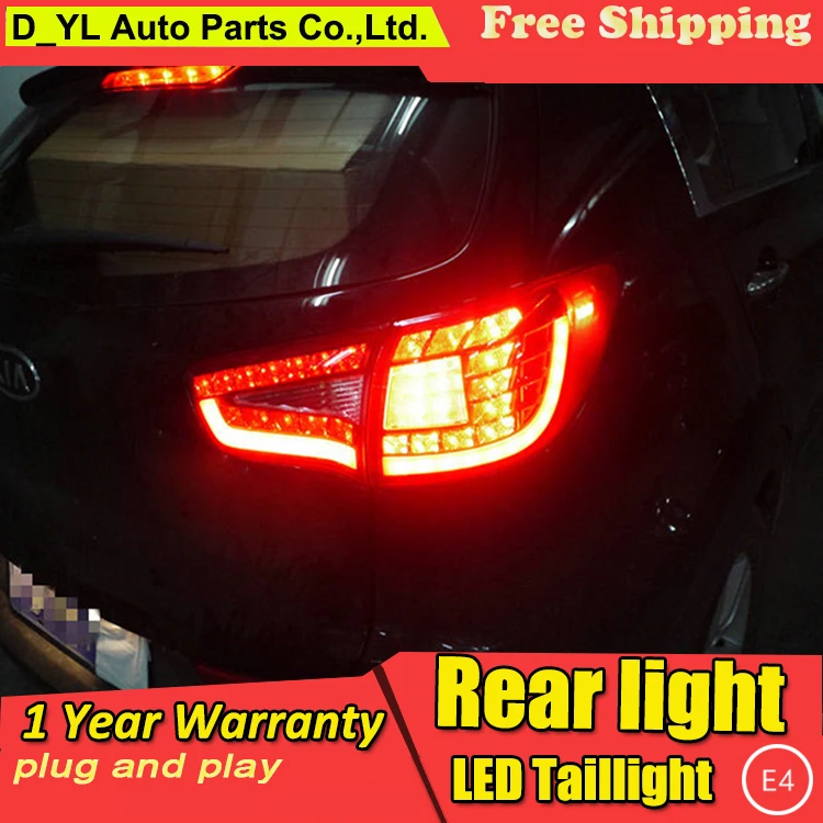

D_YL Car Styling for Kia Sportage R Taillights 2010-2014 Sportage LED Tail Lamp Rear Lamp DRL+Brake+Park+Signal led light