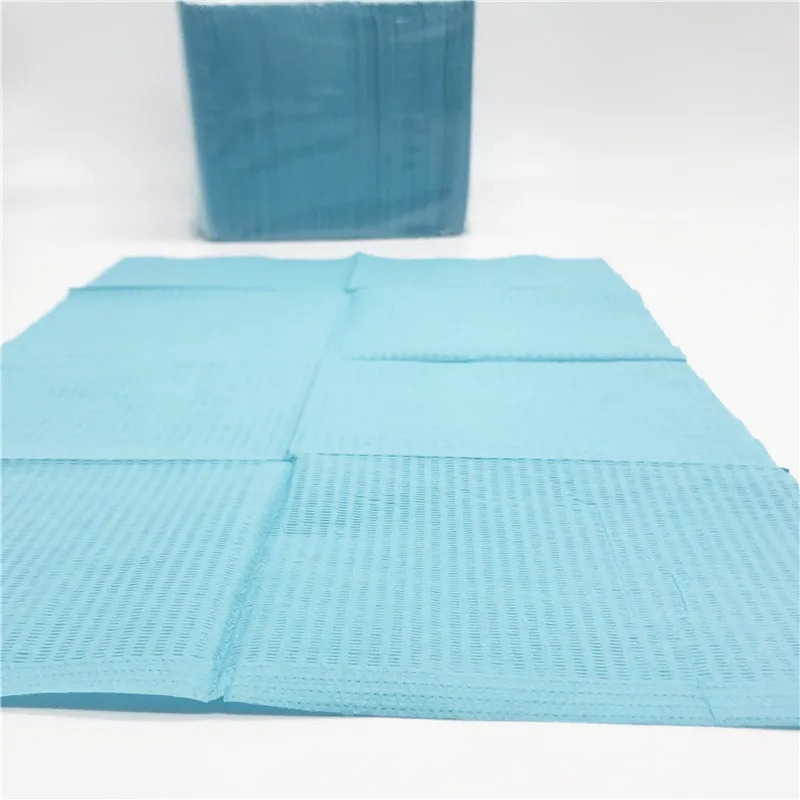 125 Pcs/Bag Oral Hygiene Disposable Neckerchief Medical Paper Bib Water-resistant For Dental Clinic Supplies |