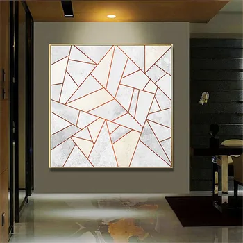 

YongHe Home Decorative Canvas Printings Mordern Abstract Geometric Large size Oil Paintings Art Work For Decorate Art Museum