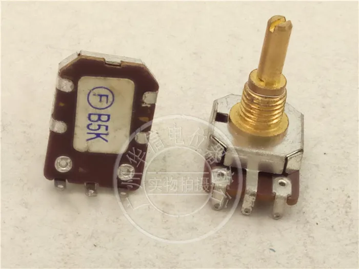 

1pcs/lot Taiwan F B5K 360 degrees to 5K precision potentiometers imported potentiometer
