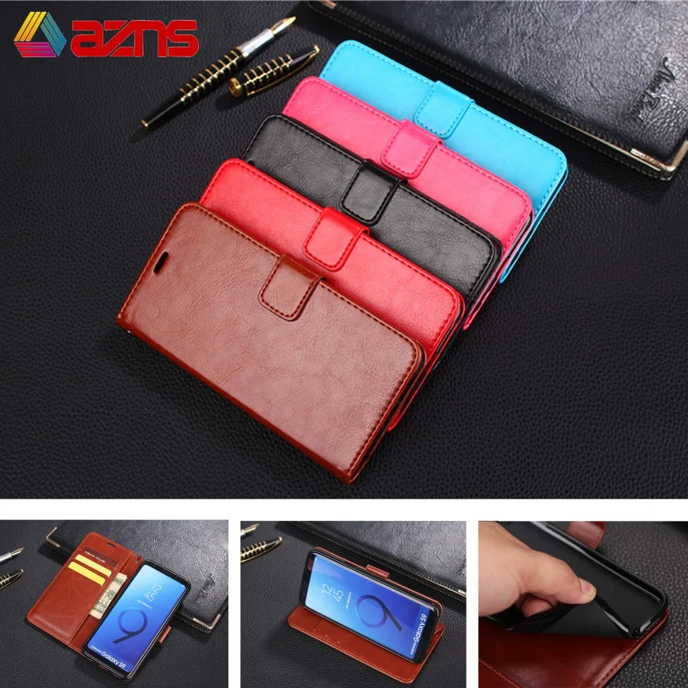 

For Samsung Galaxy S9 Plus Wallet Case Flip Leather Cover Card Slot Kickstand Magnetic Protective Phone Covers