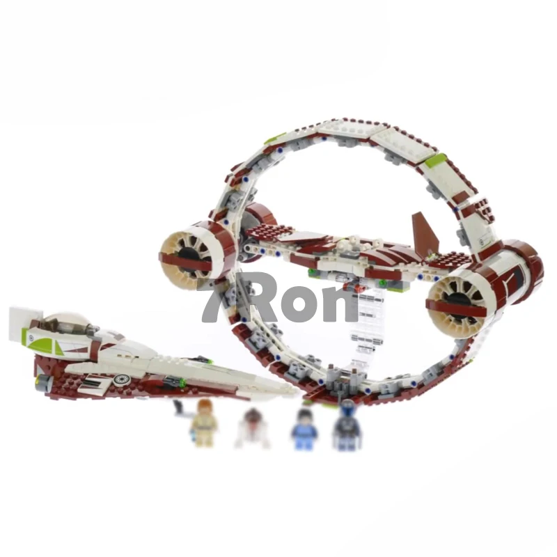 

75191 The Hyperdrive Jedi Starfighter 845Pcs Bricks compatible with lego Model Building Toys hobbies Blocks For Children 05121