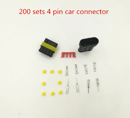 Pins Electrical Wire Connector Car Motorcycle Atv 1 Kit Terminal