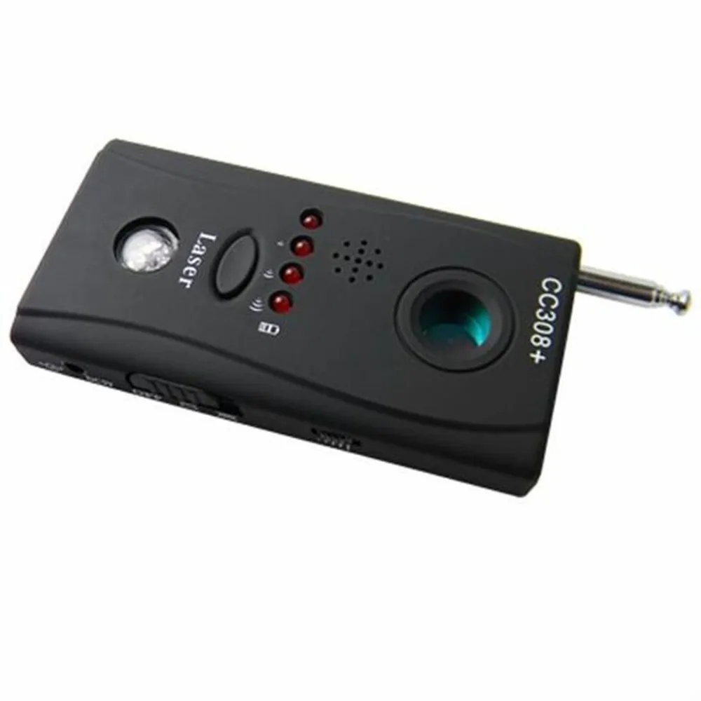 CC308+ Pinhole Camera Anti Detector GSM Audio Bug Finder GPS Signal Lens RF Tracker Laser Light Camera Finder