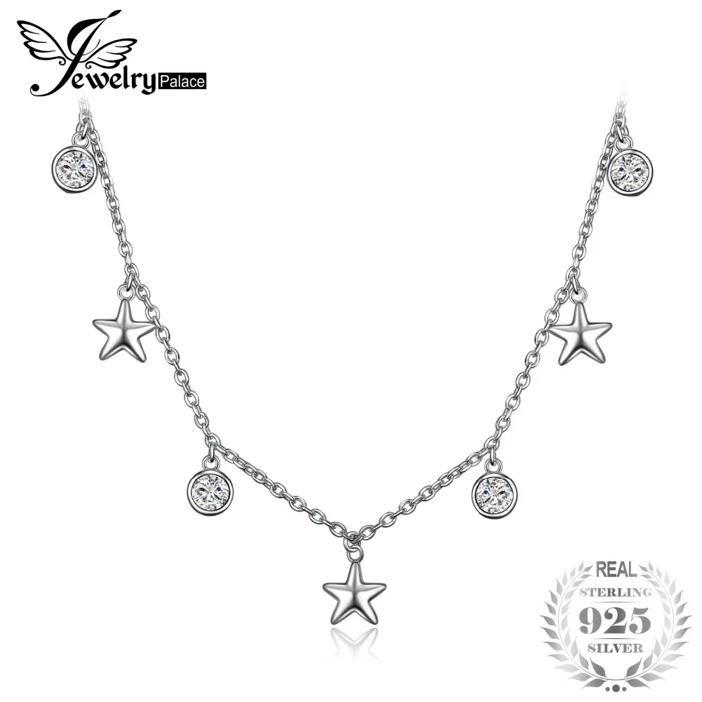 Jewelrypalace Starry Night 12Ct Cubic Zirconia Chocker Star Necklace 925 Sterling Silver Gift For Women Or Girl huismerk kopen in de aanbieding Jewelrypalace Starry Night 12Ct Cubic Zirconia Chocker Star Necklace 925 Sterling Silver Gift For Women Or Girl huismerk kopen in de aanbieding