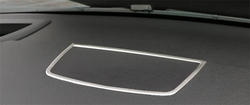 Автомобильный Стайлинг Авто Аудио Динамик декоративная крышка отделка интерьера Рог Круг полоса приборная панель стерео кольцо для BMW X5 E70 F15 X6 F16